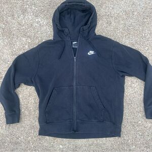Nike Black Zip Up Sweater